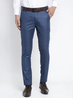 Men's Navy Formal Trousers ( FGP 261Navy ) - Jainish