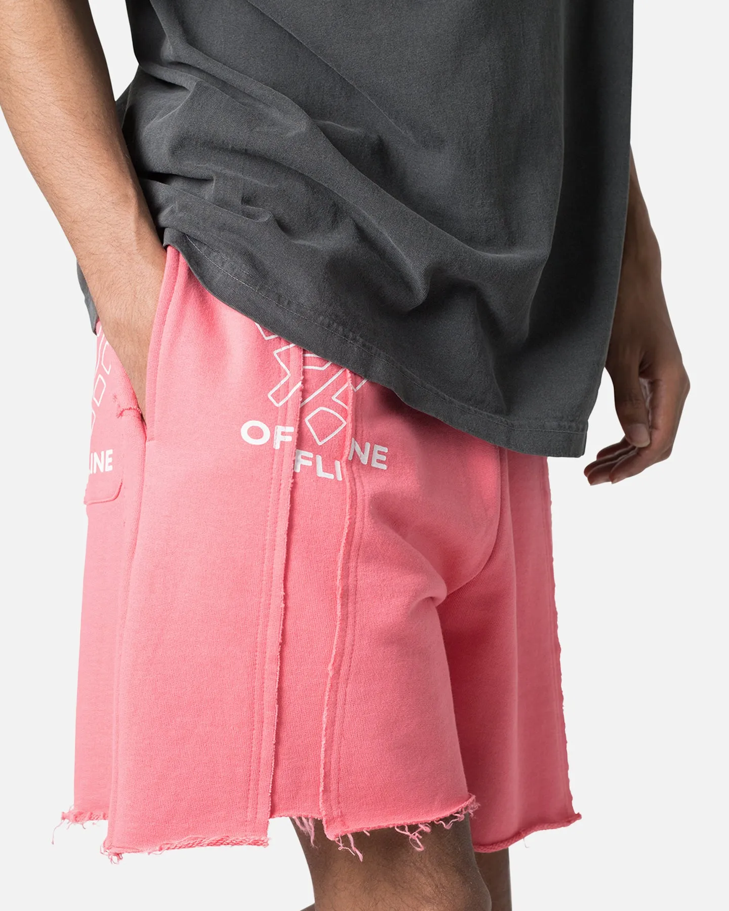 MNML Offline Shorts Pink