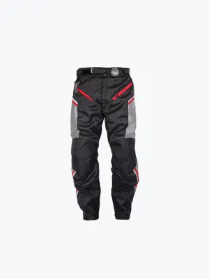 Motowear Pant Black Red