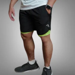 Neon Compression Shorts