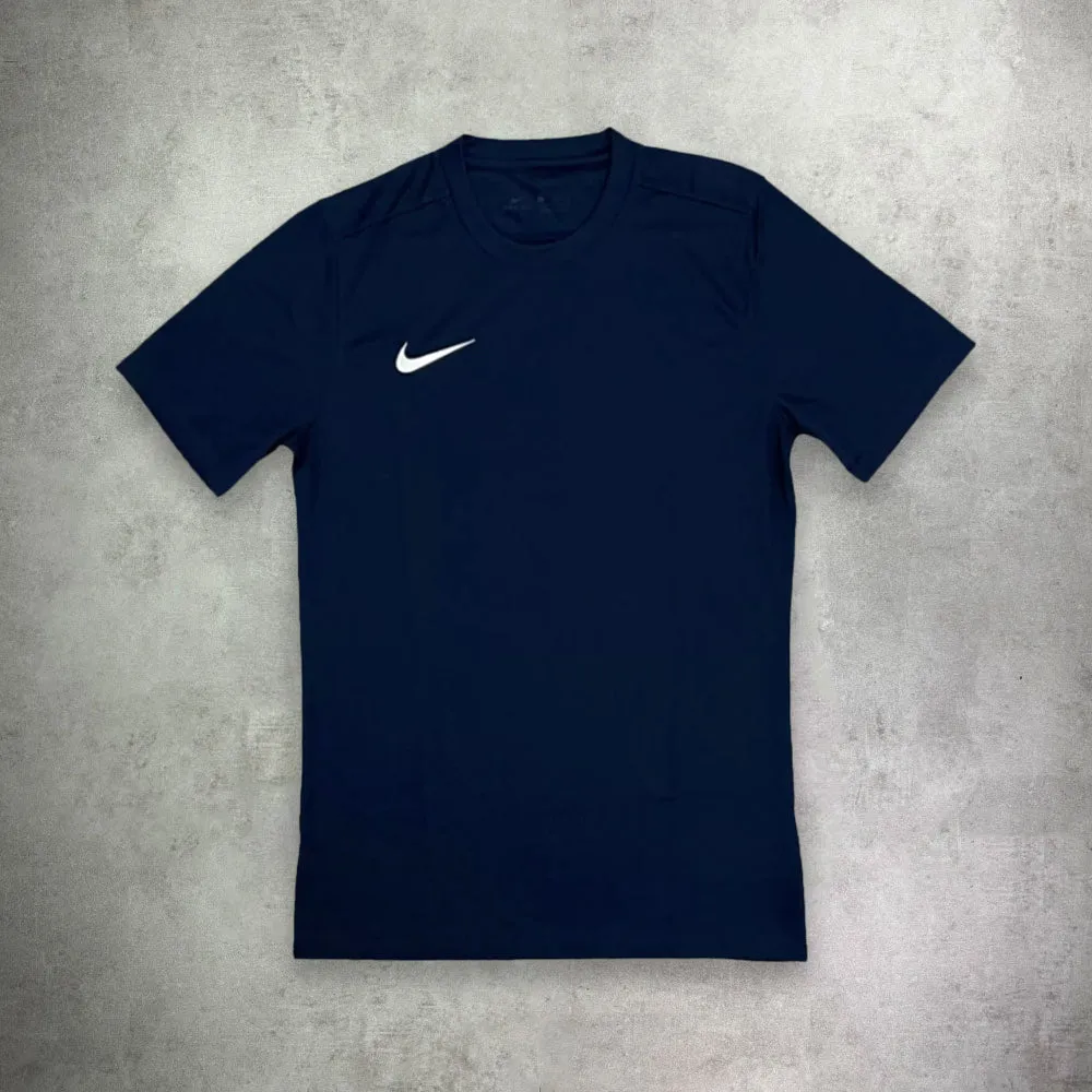 Nike Dri-Fit T-Shirt/ Shorts Set Navy Blue