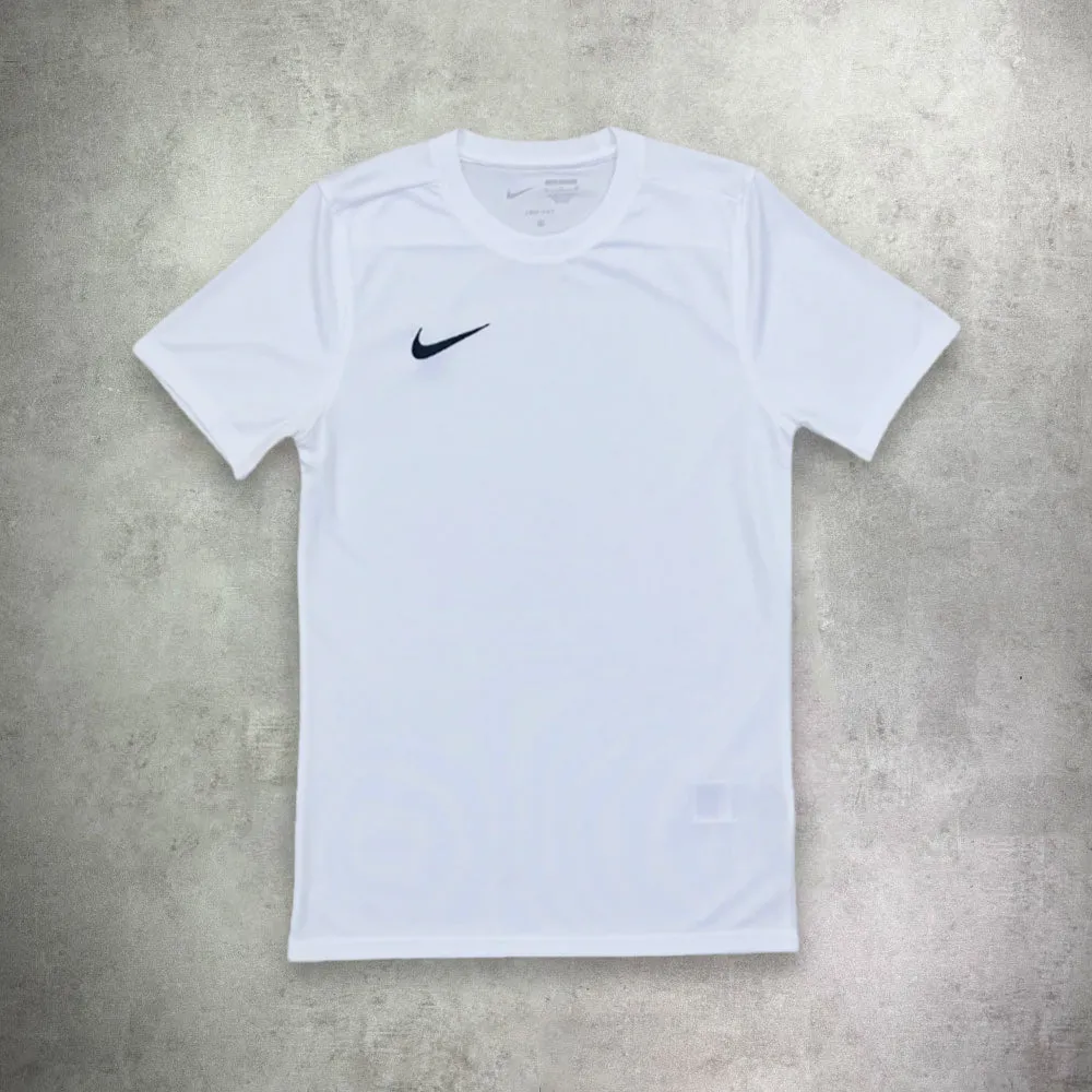 Nike Dri-Fit T-Shirt/ Shorts Set White/ Grey