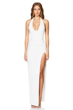 NOOKIE Cinema Halter Gown (Ivory)