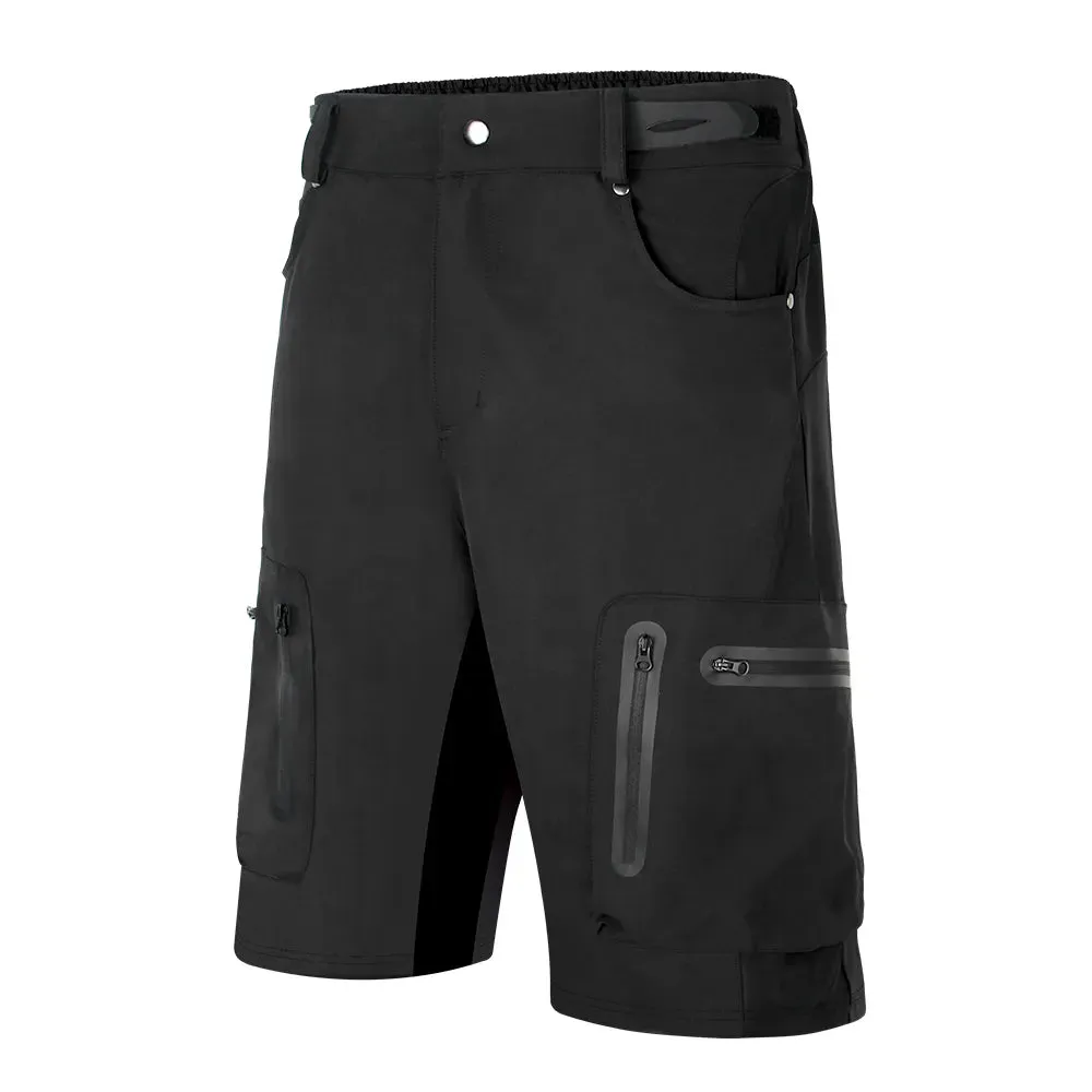 Outdoor Sports Cycling Shorts MTB Downhill Trousers Mountain Bike Bicycle Shorts Zipper Pockets Loose Fit Shorts