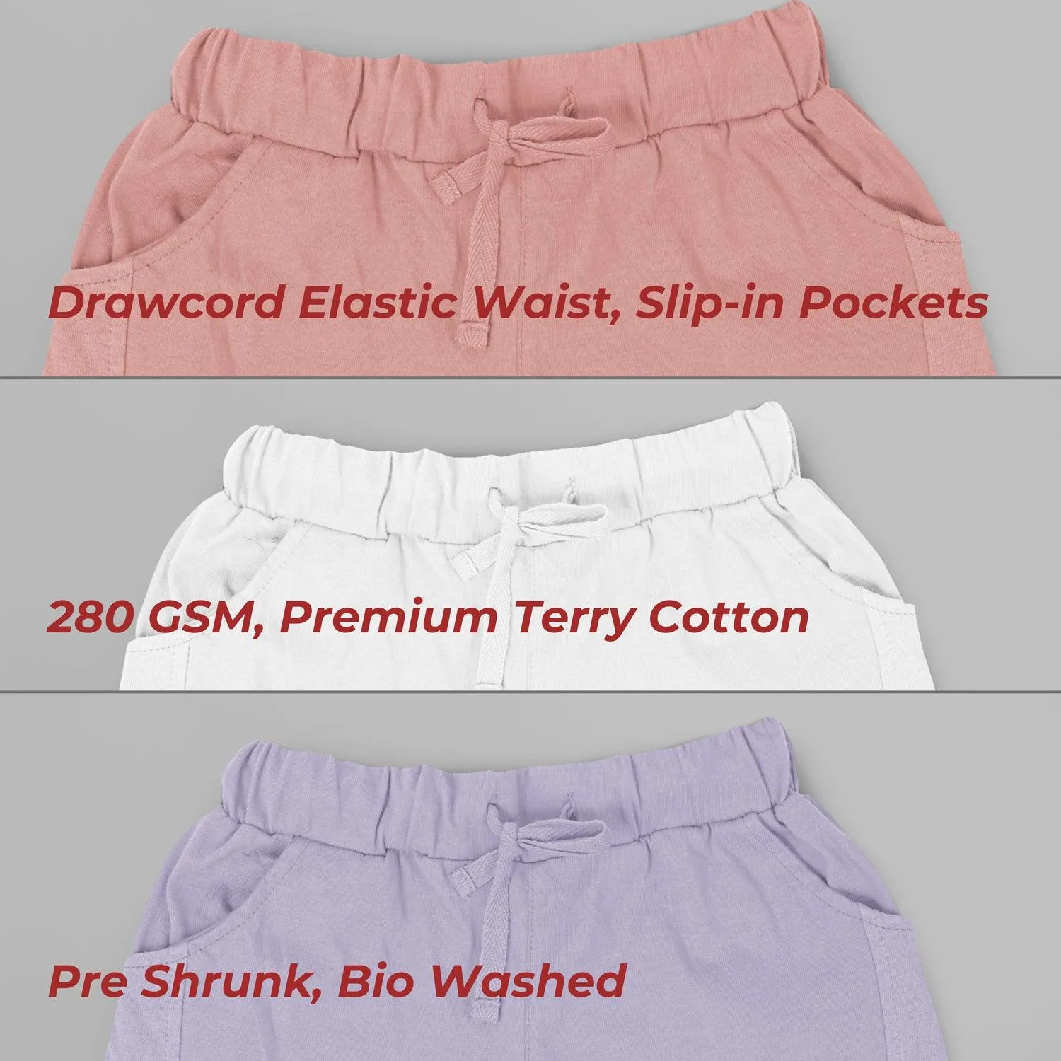 Pick Any 2 - Unisex Premium Terry Shorts Combo Pack