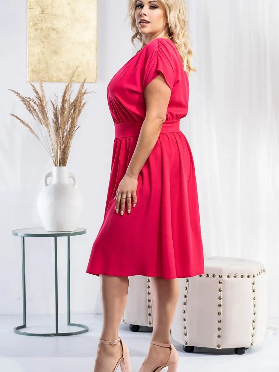 Plus size dress model 183386 Karko