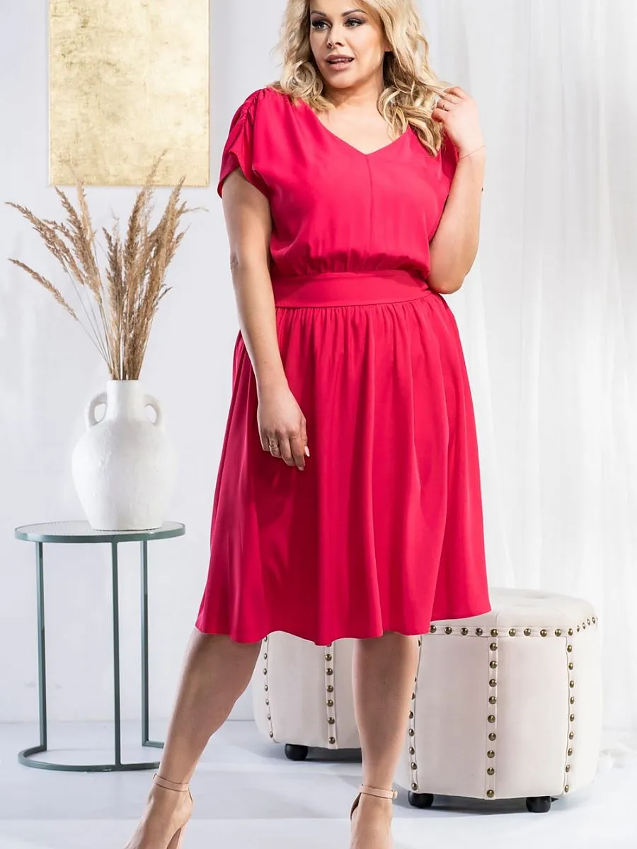 Plus size dress model 183386 Karko