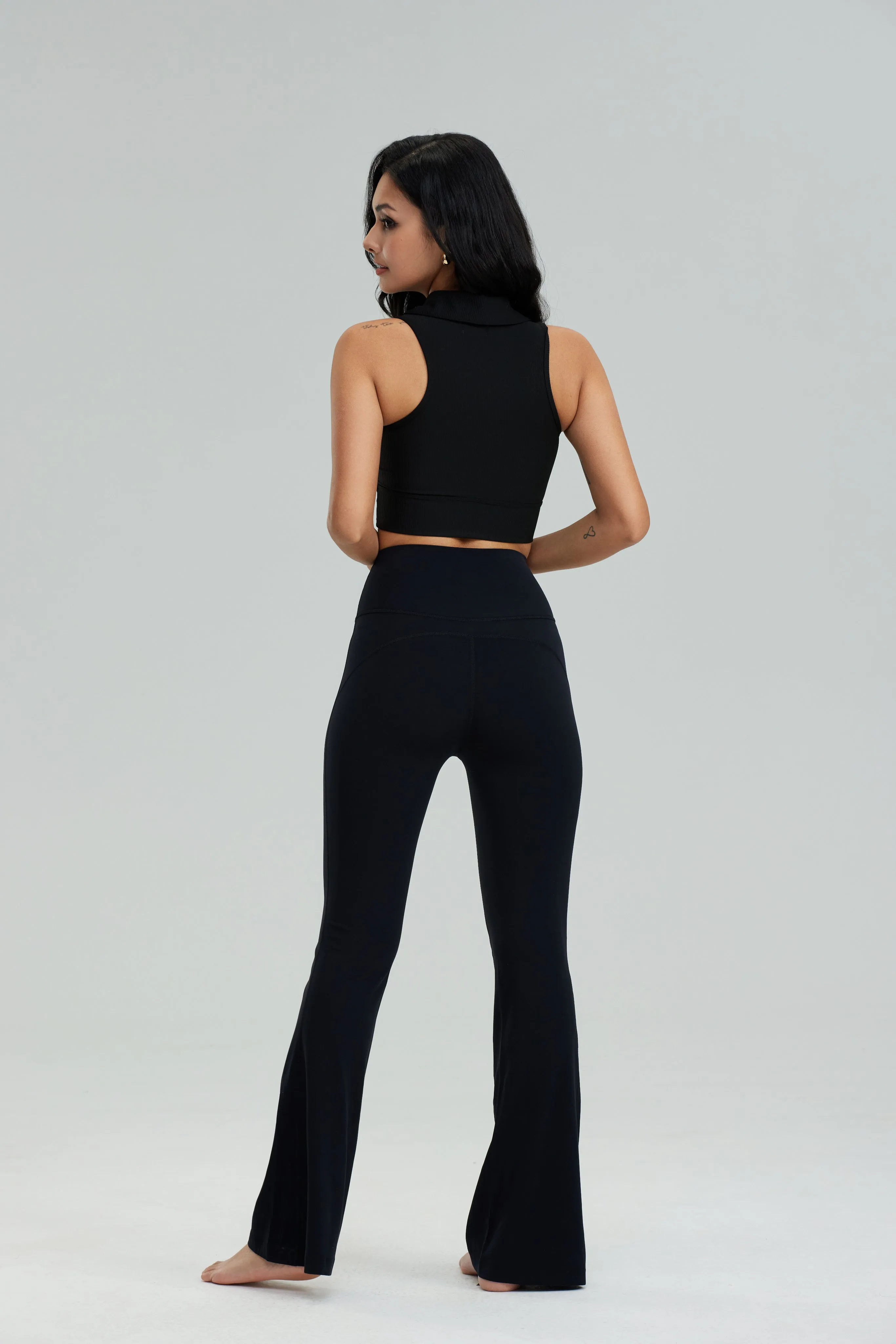 Serene Flare Pants - Black