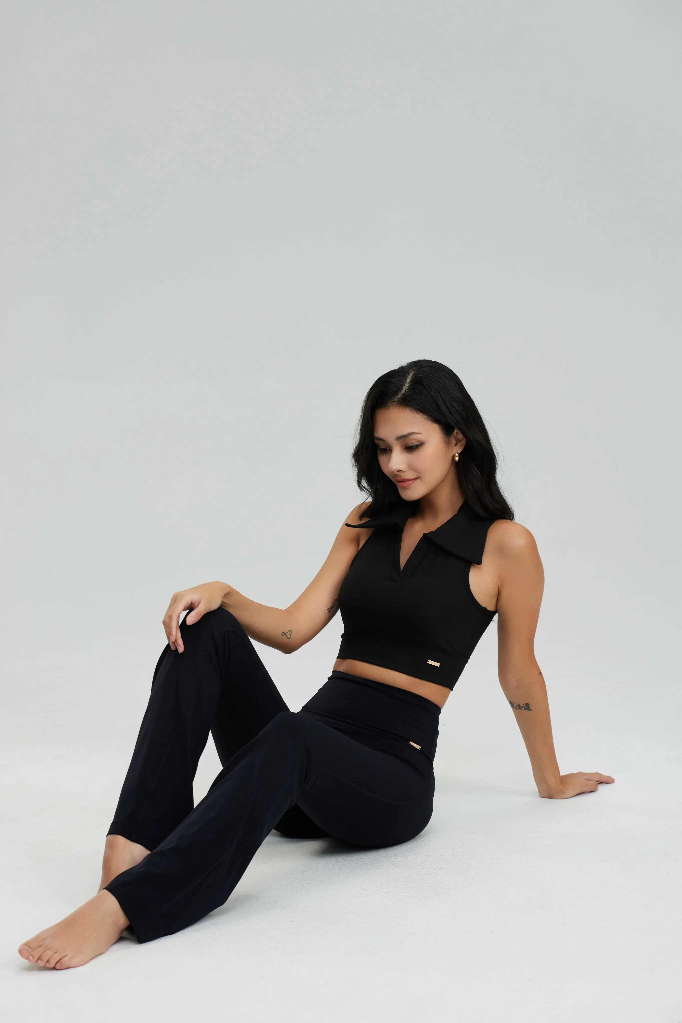 Serene Flare Pants - Black