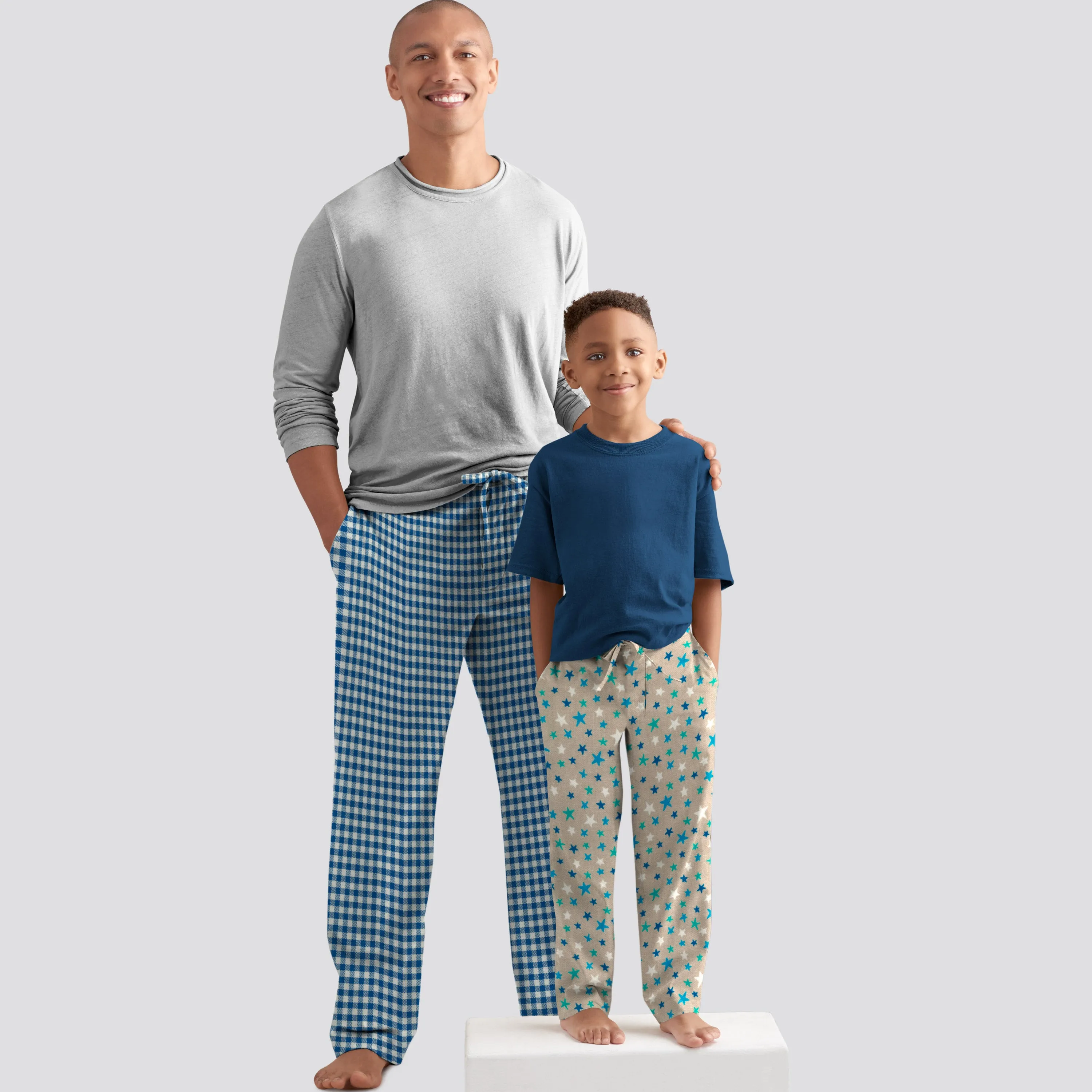 Simplicity Pattern 8519 Boys' and Men's Slim Fit Lounge Pants