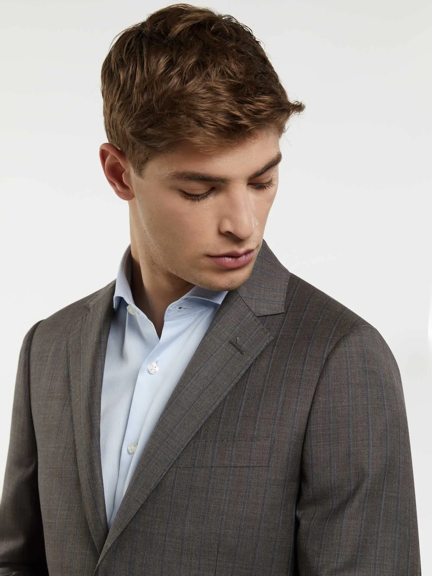 Slim Fit Business Striped Suit