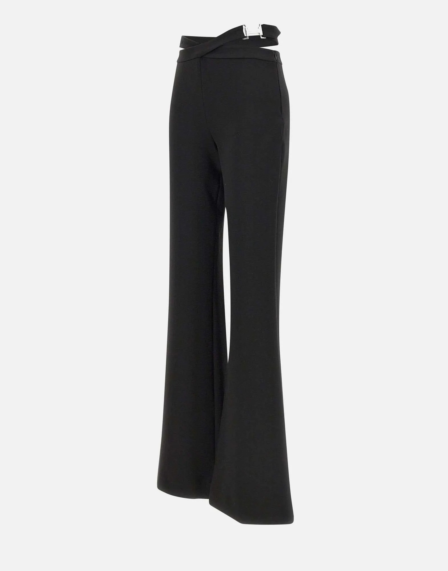 Slim Fit Stretch Crepe Trousers