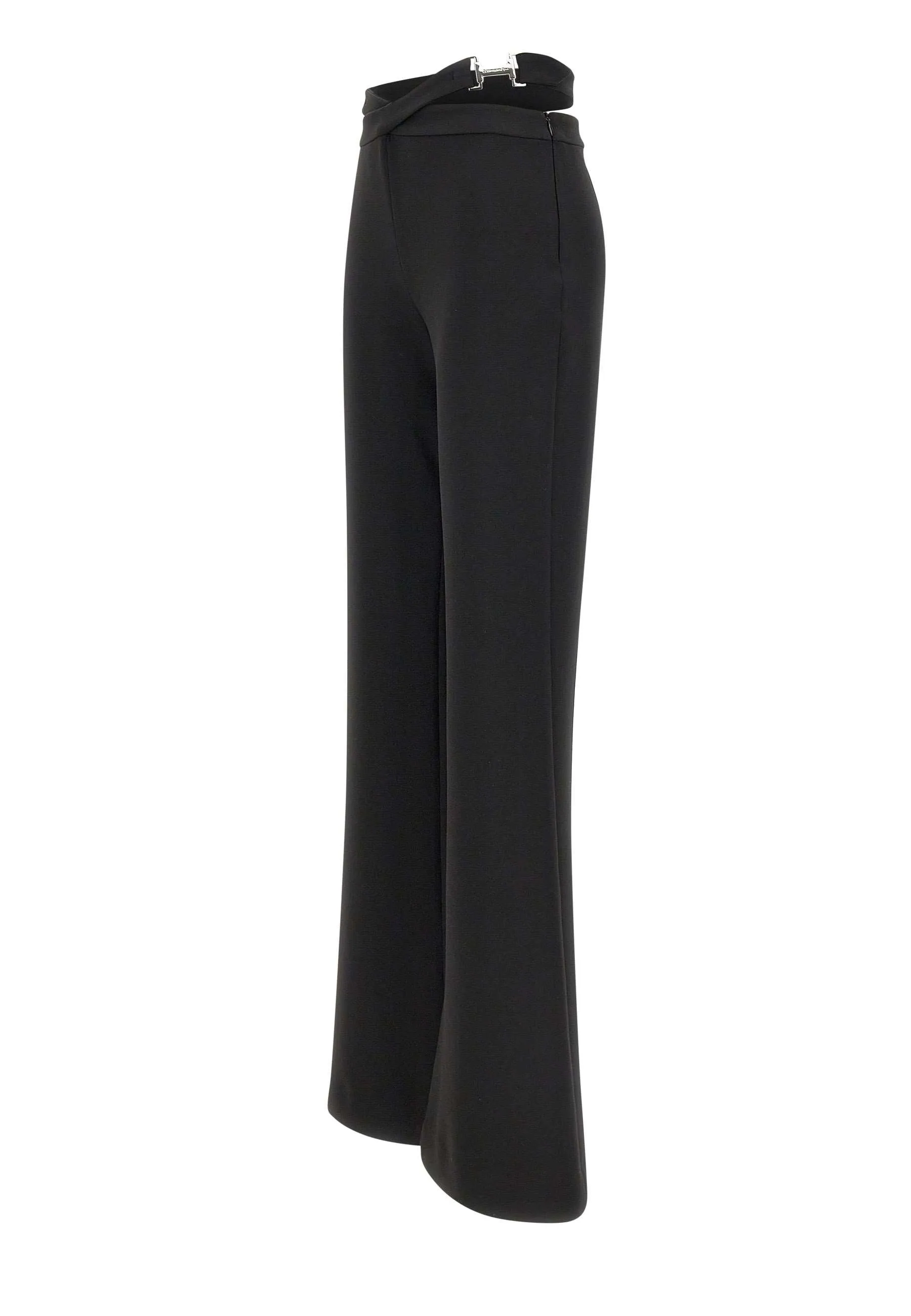 Slim Fit Stretch Crepe Trousers