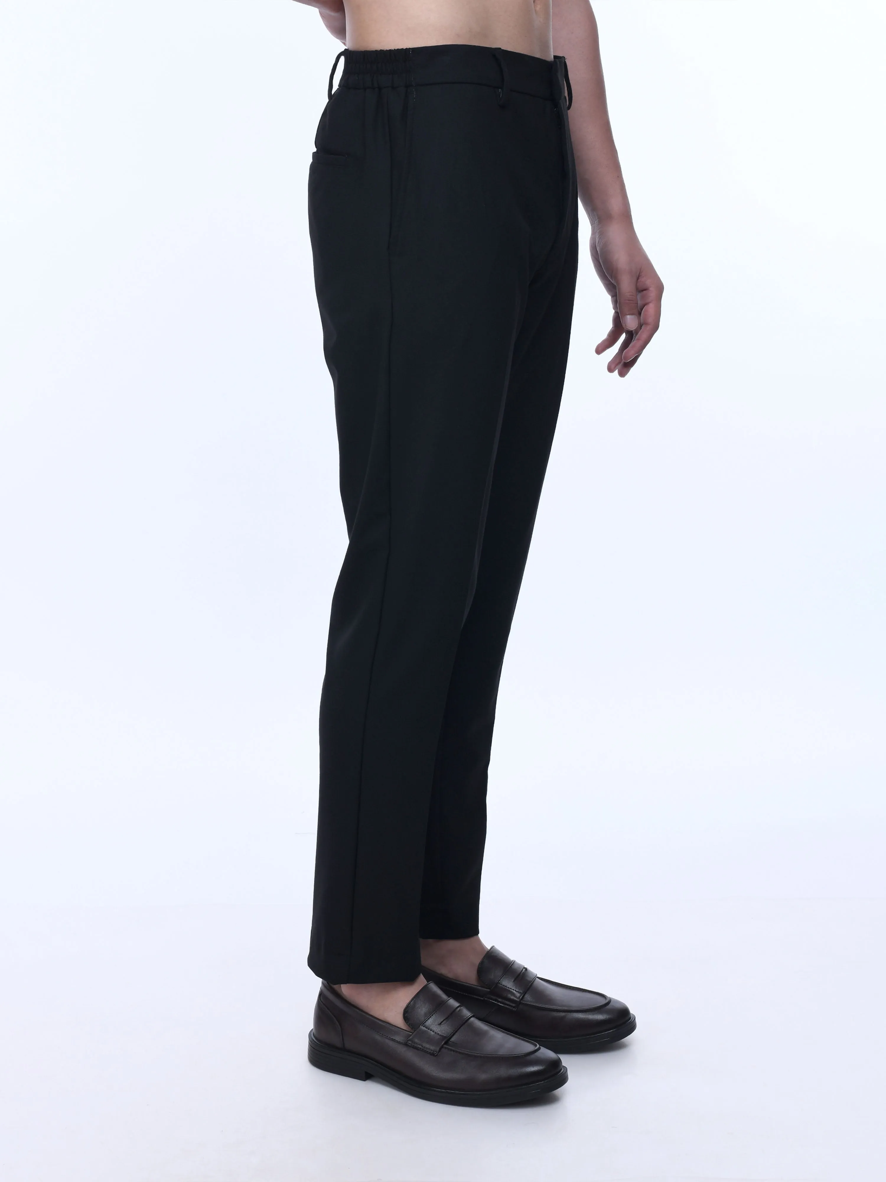 Soft Miracle Black Tailored Trousers