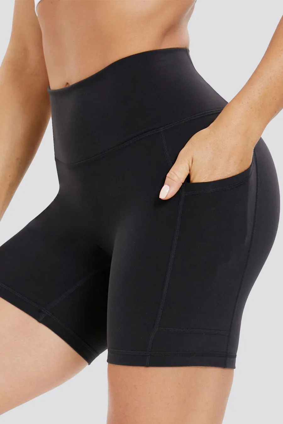 SoftLuxe Yoga Shorts with Pockets