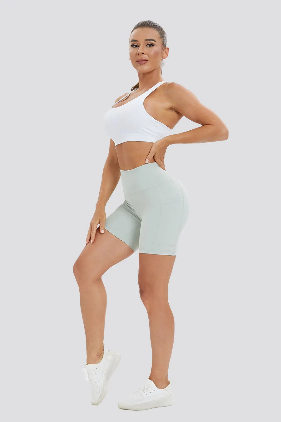 SoftLuxe Yoga Shorts with Pockets