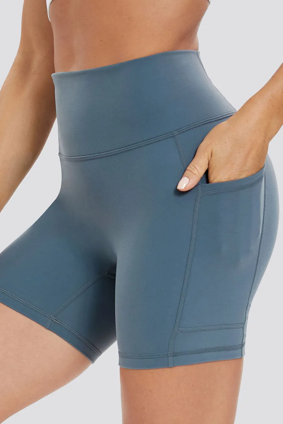 SoftLuxe Yoga Shorts with Pockets