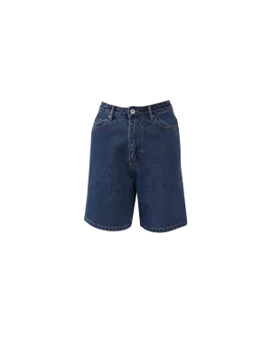 SOLAR RELAXED SHORT INDIGO