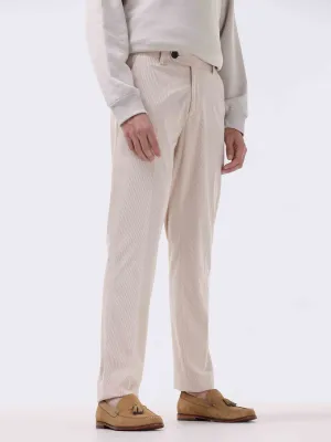 Statement Corduroy Cream Pant