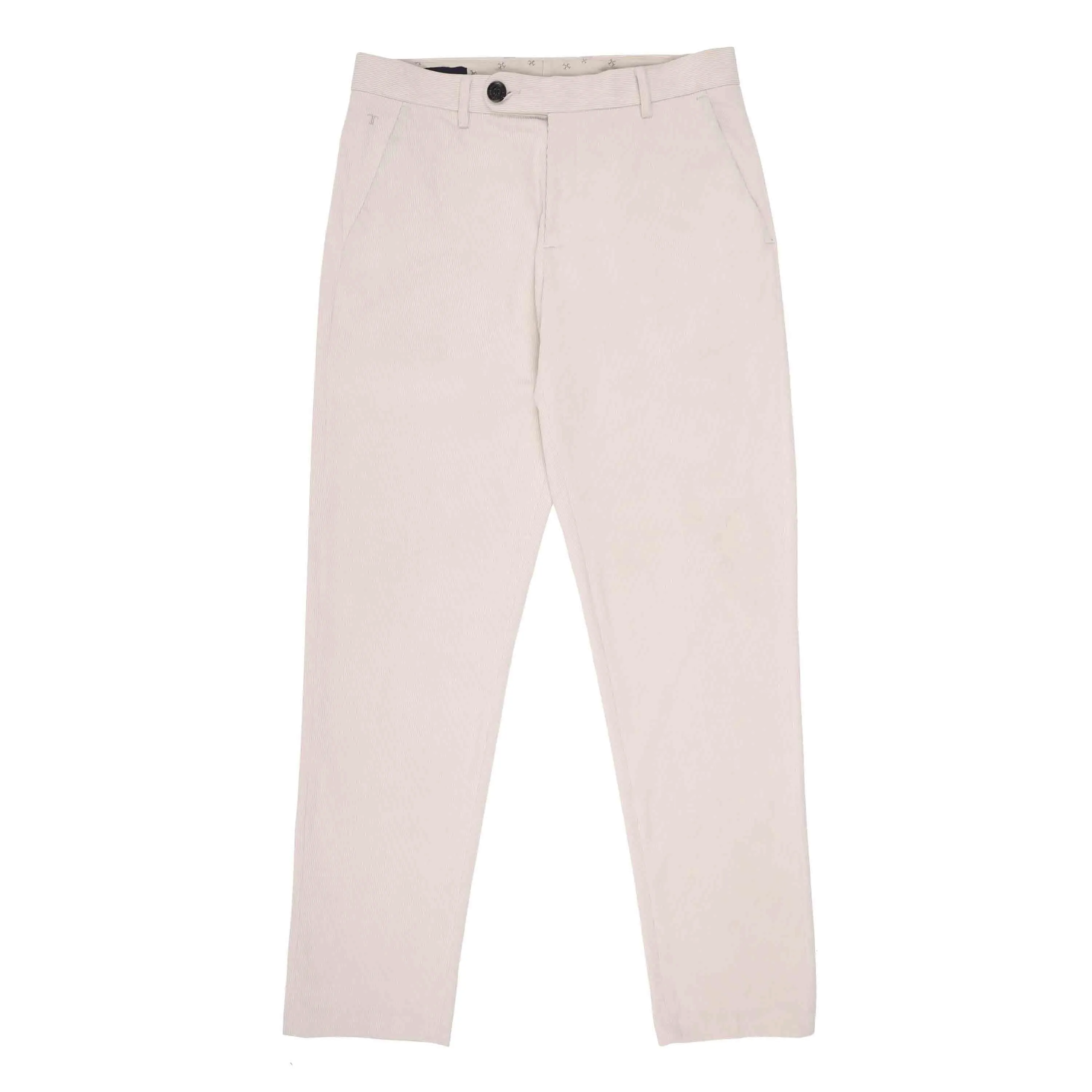 Statement Corduroy Cream Pant