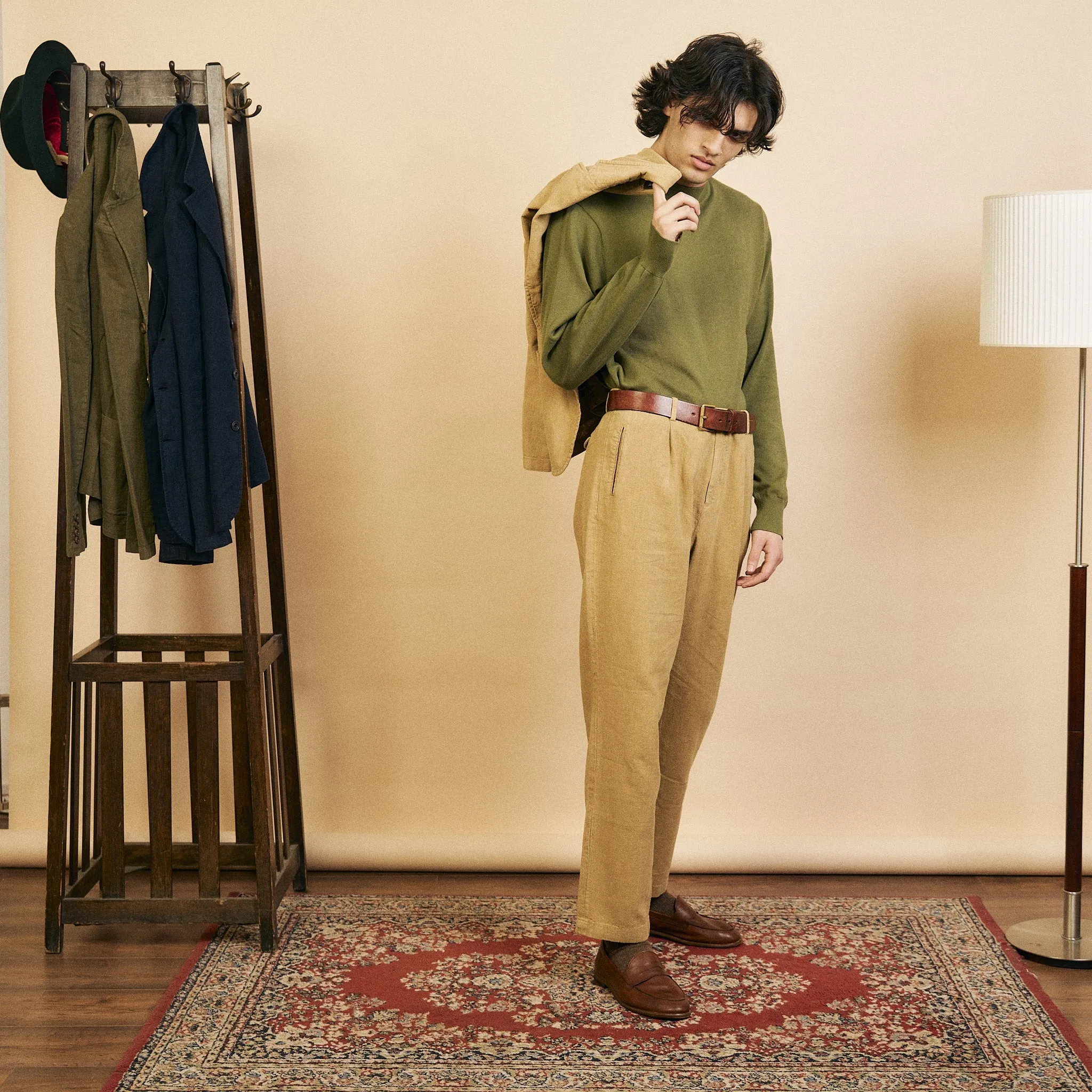 Trousers - Beige