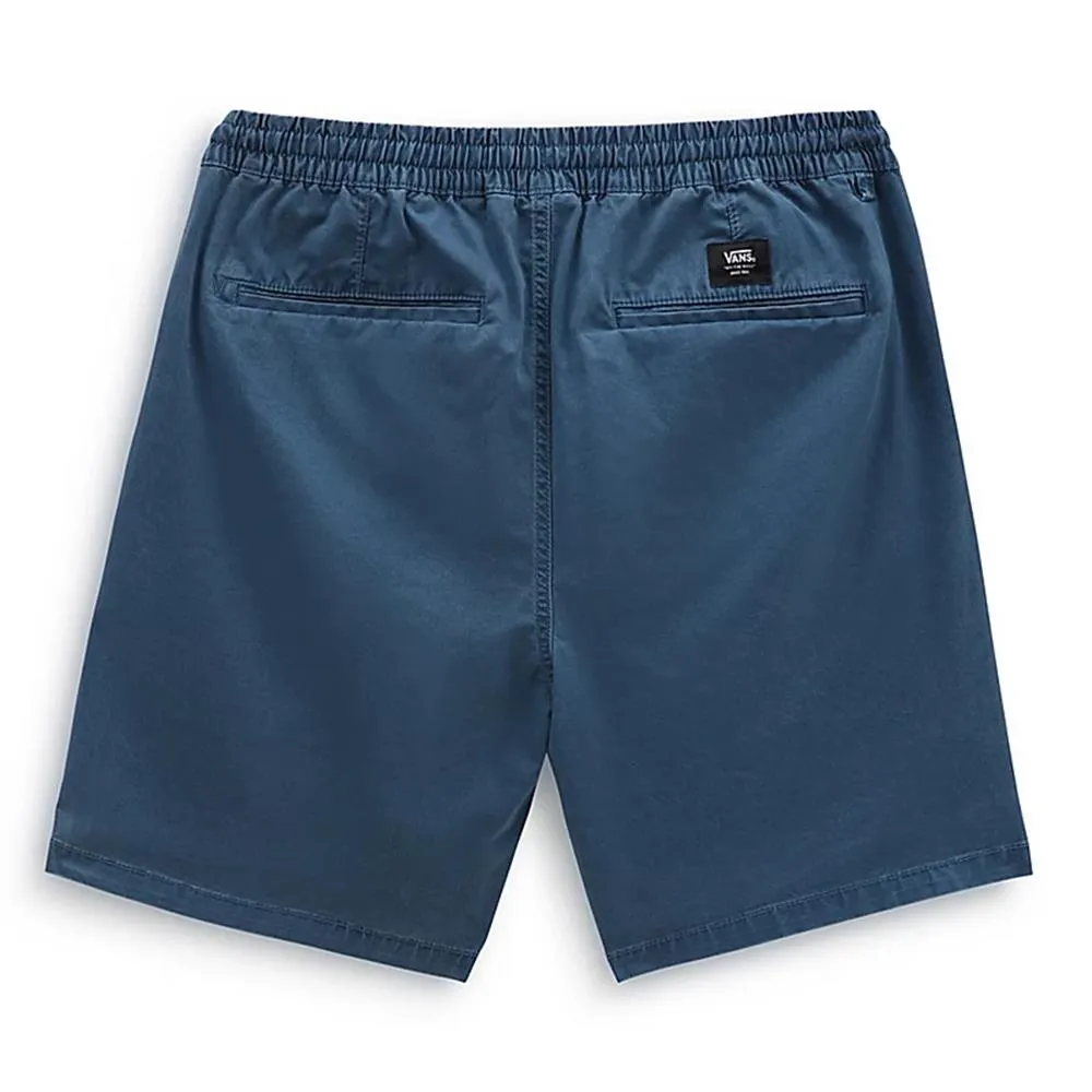 Vans Range Salt Wash Relaxed Elastic Shorts - Vans Teal