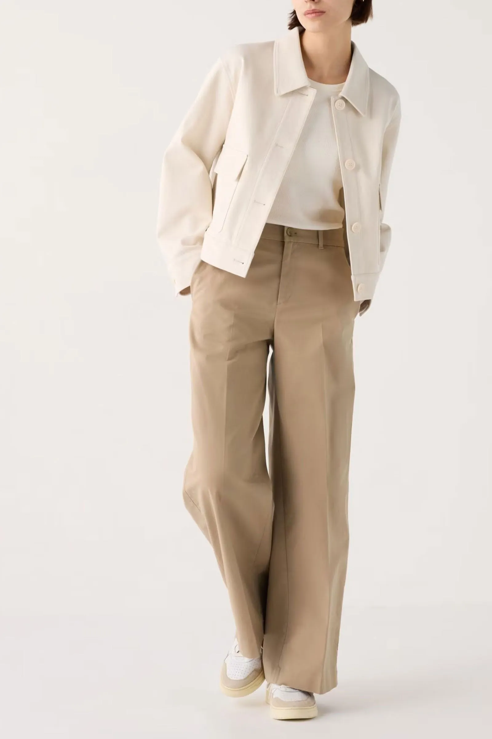 Wide Chino Trousers (Long)