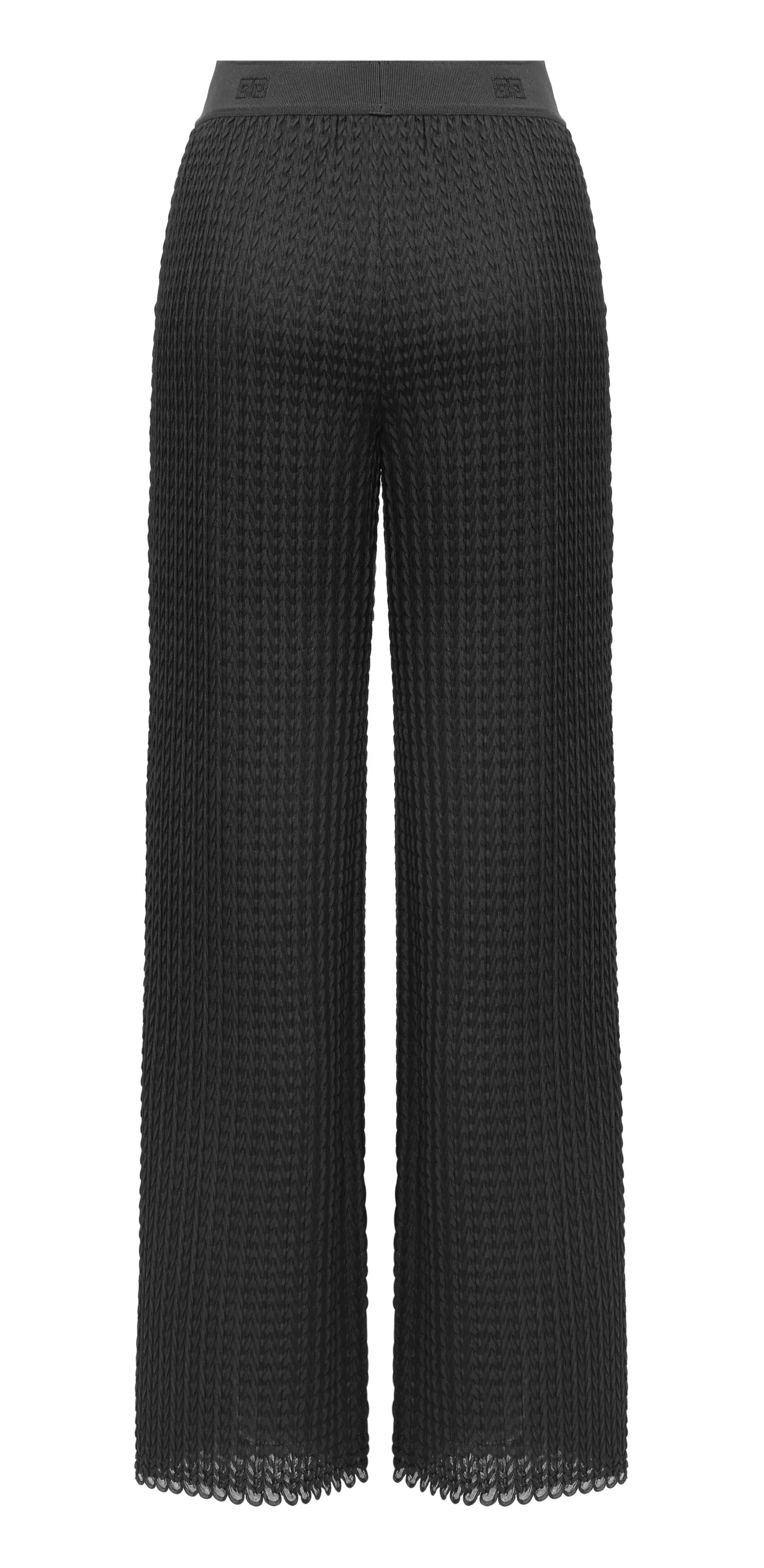 YAYING Acetic Acid Wide-leg Straight Pants